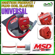 Original Japan MSD 1 SET UNIVERSAL PLUG COIL BLASTER WITH MSD IGNITION PRODUCT MODIFIED SPARK PLUG W