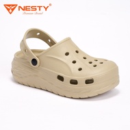 [NE52] [Free Charm] NESTY Brand High Sole Solid Sandals (KO3)