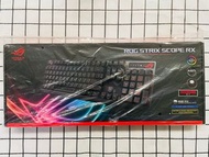 ASUS華碩 Rog Strix Scope Rx 機械式電競鍵盤/有線/光軸/中文/RGB - ABS光軸青