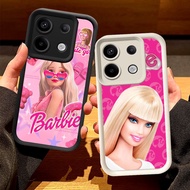 O-72 Barbie Girl Casing for Xiaomi POCO M6 X6 NEO M7 M4 Pro Black and White