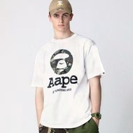 Aape Original Men T Shirt Pure Cotton Crew Neck Camouflage Ape Head Casual Men T Shirt T-shirt Lelak