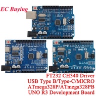 UNO R3 Development Board ATmega328P/ATmega328PB ATmega328 328 MCU FT232 CH340G Driver Module USB Typ