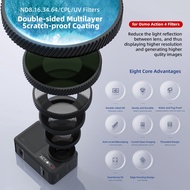 aMagisn for DJI OSMO Action 5 PRO/DJI Osmo Action 4 Waterproof Filter DJI Action 4 Sports Camera Acc