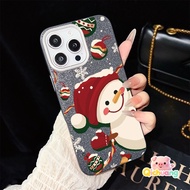Christmas Snowman Cases For Samsung Galaxy S25 S24 S23 S22 S21 Plus Ultra FE + A15 M15 F15 A14 A13 M