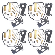 4set for Venture XVZ1300 XVZ1300D XVZ 1300 D 1983-1993 Motorcycle carburetor repair kit floating nee