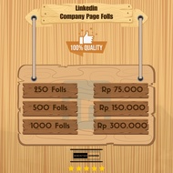 Followers Linkedin (Company Page) Voucher Digital