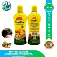 SHAMPO Happy Kemiri DAN MINYAK RAMBUT PENUMBUH RAMBUT/PENGHILANG UBAN