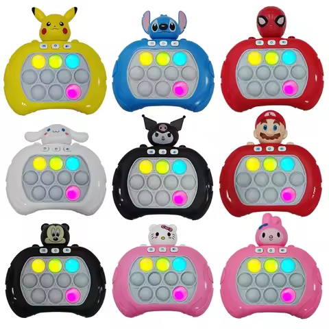 Children's and Adult Electronic Push Games, Pushit Pro, Super Bubble Pop, Light Push Up, Fidget Toys