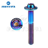 Wanyifa M5 M6x10 12 15 20 25 30 35MM Titanium Bolt Bicycle Motorcycle Butterfly Umbrella Head Intern