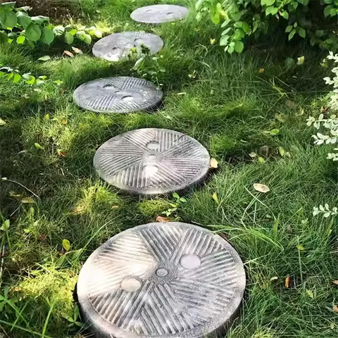 Millstone Cement Stepping Stone Grinding Disc Garden Anti-Slip Mold Outdoor Park Paving Imitation Br