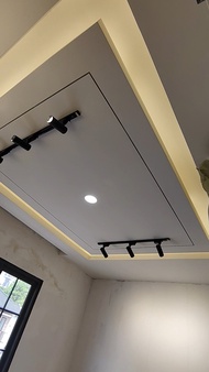 Plafon Gypsum Bentuk Drop ceiling minimalis,