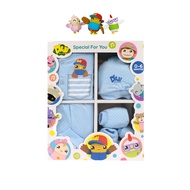 🔥 New Didi &amp; Friends Premium New Born Baby Boy &amp; Girl Cotton Gift Set / Set Hadiah Bayi 0-6months - Blue