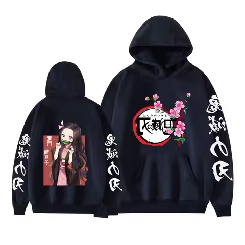 Anime Ghost Slayer Blade You Bean Printed Adult Hoodie Hoodie Hoodie Spring and Autumn Men's and Wom