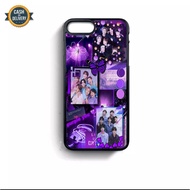 Ubluk store Case custom iph0ne 7, 7 plus, 8, 8 plus Latest Purple BTs series Pattern Cool Purple