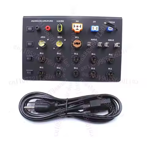 Auto Car Headlight Test Board HID Xenon LED Bulb T10 W5W Festoon C5W T20 7443 H1 H3 H7 H4 9005 Teste