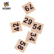 [kozeey] 100x   Wooden   Number   Tiles   1 - 100   Black   Number       Blocks   for