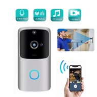 Wireless Doorbell With Camera Night Vision Outdoor Wifi Camera Security Smart Door Bell Video Voice Intercom Monitor For