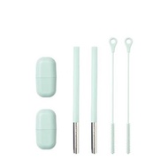 (兩件組 A 款*2) UiU 環保便攜吸管 + 多功能清潔刷 | 紅點設計獎