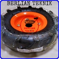Roda Set Ban Traktor Tiller Ukuran 3.5 x 6