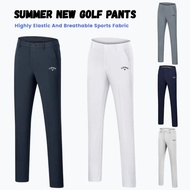 [Callaway] Summer Golf Men's Pants Breathable Quick-Drying Ultra-Thin High-Elastic Long Men's Pants 