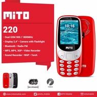 MITO 220 BIG SPEAKER - 2.4 Inch - Magic Voice - bluetooth - dual sim - Radio FM / Hp unik / hp murah