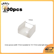 100pcs Klem Dudukan Lampu Neon Flexible Led 12v 220v Lampu Selang Smd Braket Led Neon Flex