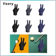 fixory 3 Fingers Billiard Glove Snooker Pool Glove Breathable Accessories Non Slip Professional Pool