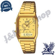 Casio AQ-230A-9DMQ Gold Watch BY: J&M SY Shop