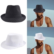 CON Old-fashioned Fedora  Hat Short Brimmed Hat for Women Man Casual Wear