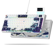 Sk80 Aa Womier Gasket Mounted Mechanical Keyboard 81 Key Gamer 75% Hot Swap RGB Gaming 75 Aa