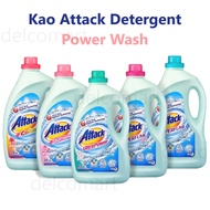 Attack Liquid Laundry Detergent - Ultra Power  4kg/Colour 3.6kg/+Softener 3.6kg/Flora 3.6kg/+Perfume Fruity 3.6kg