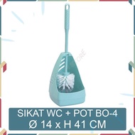 HIJAU BUNTON Lion Star Toilet Brush Pot Livina Toilet Brush No. 104 BO-4 Green LionStar Quality Plas