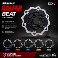 TDX GALFER DISC 4-HOLEBEAT SCOOPY VARIOBEAT GALFER MODEL DISC PLUS BRACKET