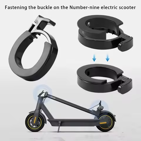Folding Guard Ring For Ninebot MAX/G30/G30L Electric Scooter Front Tube Insurance Circle Bottom Circ