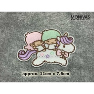 Little Twin Stars Unicorn Iron On Patch Sanrio Embroidery Characters