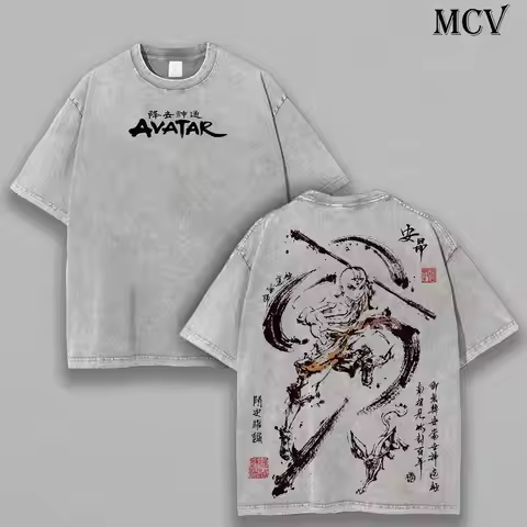 Aang Shirt, Avatar the Last Airbender Shirt, Animated Shirt, Vintage T-Shirt Menswear Top Underwear 