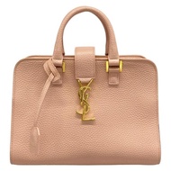 Yves Saint Laurent YSL Paris Laula Handbag Purse pink Light leather Direct from Japan Secondhand