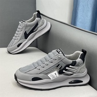 Low-Top Trendy Sneakers All-Match Lace-Up Autumn Trendy Daddy Shoes Sports Shoes Thick-Soled Retro 2