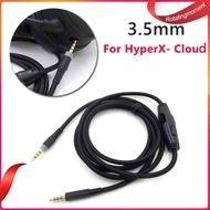 ❤ RotatingMoment  Headphone Audio Cable Male to Male Cord Line Replacement with Tuning for HyperX Cloud/Cloud Alpha