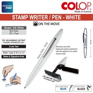 COLOP Stamp Writer Pen Exclusive - Customized Rubber Stamp & Ball Pen 2 in 1 [3 Model]