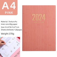 2024 Chương Trình Tổ Chức Hàng Ngày Tuần Kế Hoạch A4 Máy Tính Xách Tay 365 Ngày Notepad Nhật Ký kế h
