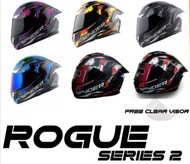 SPYDER Rogue Series 2 Dual Visor Helmet + Free Clear Visor