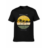 Fashion Brazilian Jiu Jitsu Shirts For Men BJJ Tropical Tshirt Tee Tee shirt