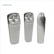 REDD Set of 3 Star Shaped Metal Stamping Tools for Leather Crafting Punch Stamps