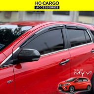HC-CARGO Perodua Myvi 2018 - 2024 MYVI KING G3 3D Door Belt Moulding lining Trim chrome (10 Pcs)