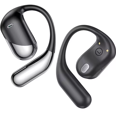 Wireless Bluetooth AI Real-time Language Translation Earphones 144 Languages Ear Hanging Headphone T