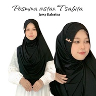 Hijab Pasmina Instan Pet Antem Jersey Daura Gama/Kerudung Pasmina Polos Oval Syari Unnaisa