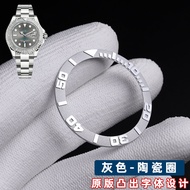 Rolex Yacht-Master เวอร์ชั่นดั้งเดิมพร้อมขอบเซรามิกและตัวอักษรสlope สำหรับนาฬิกาสแตนเลสสตีลและทองแดง