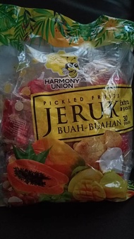 JERUK BUAH-BUAHAN ( BETIK ) 30 PACKS / PICKLED FRUITS ( PAPAYA ) 30 PACKS / HALAL - RM 18.90.