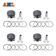 4 1 55 Sets Motorcycle ~ +100 Bore Size 56Mm 57Mm Piston Kit & Rings For YAMAHA Fzr400rr SP 3Tj Fz